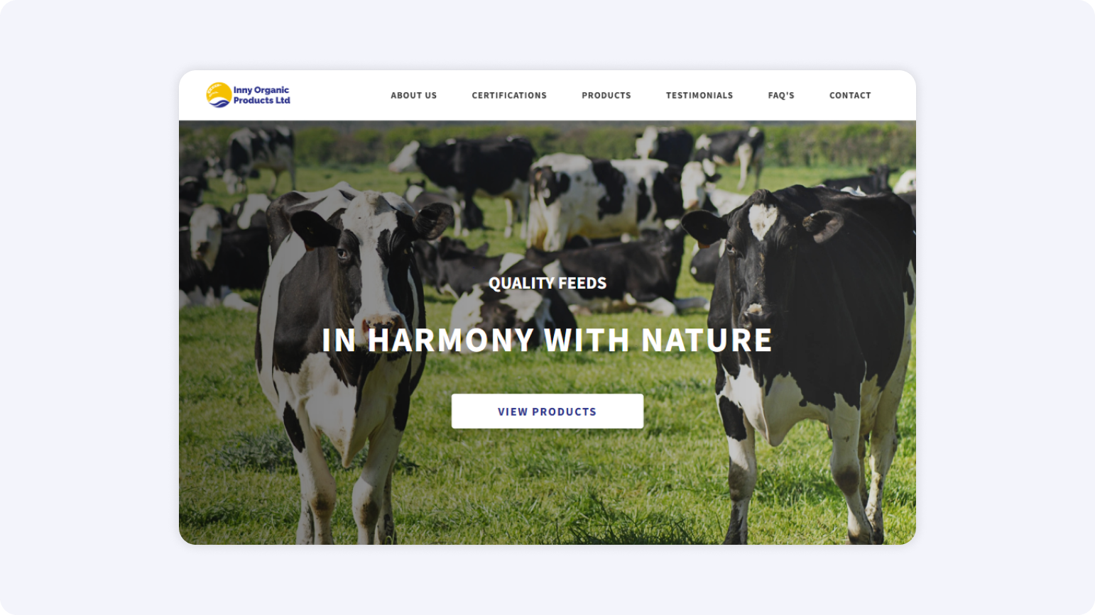 Inny Organic Products - Full Page